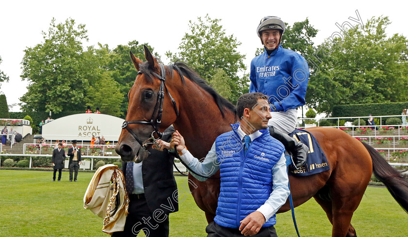 Naval-Crown-0015 
 NAVAL CROWN (James Doyle) after The Platinum Jubilee Stakes
Royal Ascot 18 Jun 2022 - Pic Steven Cargill / Racingfotos.com