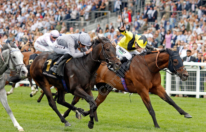 Fresh-0003 
 FRESH (left, Daniel Tudhope) beats BLESS HIM (right) in The Moet & Chandon International Stakes
Ascot 23 Jul 2022 - Pic Steven Cargill / Racingfotos.com