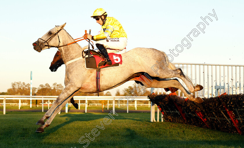 Wallace-Spirit-0002 
 WALLACE SPIRIT (Jeremiah McGrath) jump the last before throwing the race away on the flat and handing victory to HIDDEN GLEN (farside)
Matchbook Best Value Exchange Novices Hurdle
Kempton 21 Oct 2018 - Pic Steven Cargill / Racingfotos.com