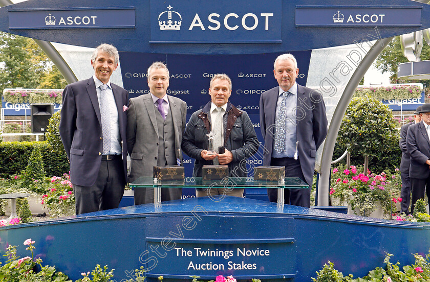 Odyssa-0011 
 Presentation for The Twinings Novice Auction Stakes Div2 Ascot 8 Sep 2017 - Pic Steven Cargill / Racigfotos.com