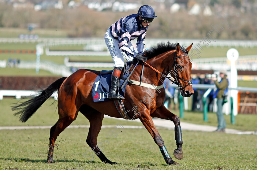 Benatar-0001 
 BENATAR (Jamie Moore) Cheltenham 15 Mar 2018 - Pic Steven Cargill / Racingfotos.com