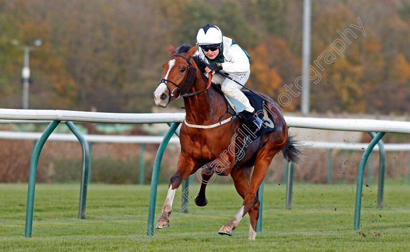 Gordonstoun-0004 
 GORDONSTOUN (Cieren Fallon) wins The Best Odds Guaranteed At Mansionbet Nursery
Nottingham 4 Nov 2020 - Pic Steven Cargill / Racingfotos.com