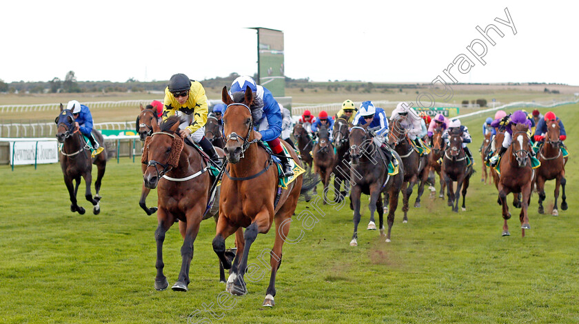 Lord-North-0004 
 LORD NORTH (Frankie Dettori) beats BERINGER (left) in The bet365 Cambridgeshire Handicap
Newmarket 28 Sep 2019 - Pic Steven Cargill / Racingfotos.com