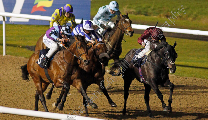 Illuminated-0002 
 ILLUMINATED (left, Jack Mitchell) beats GOVERNMENT (right) in The Coral Proud To Support British Racing Handicap
Wolverhampton 11 Mar 2022 - Pic Steven Cargill / Racingfotos.com