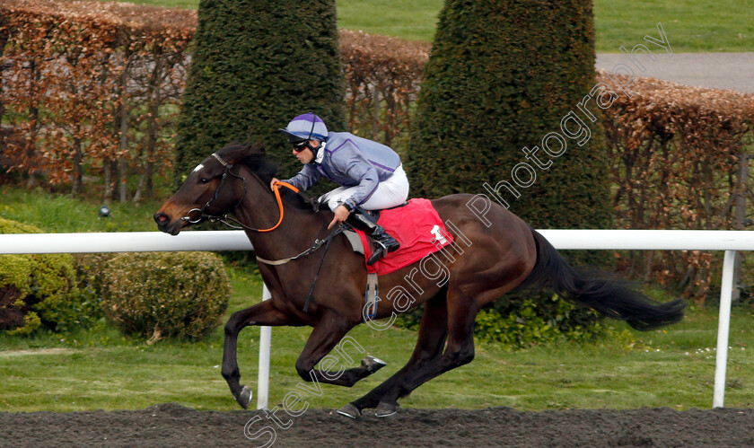 Gregorian-Girl-0003 
 GREGORIAN GIRL (Jack Duern) wins The racingtv.com Handicap Div2
Kempton 3 Apr 2019 - Pic Steven Cargill / Racingfotos.com