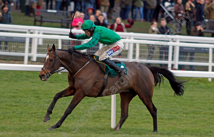 Wholestone-0008 
 WHOLESTONE (Daryl Jacob) wins The Dornan Engineering Relkeel Hurdle Cheltenham 1 Jan 2018 - Pic Steven Cargill / Racingfotos.com