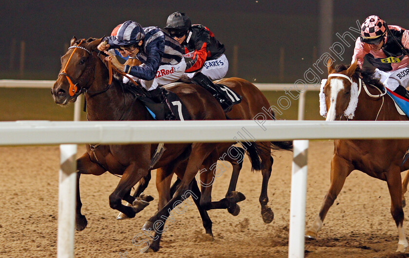 Send-Up-0003 
 SEND UP (Luke Morris) wins The Bet totequadpot At betfred.com Handicap Chelmsford 26 Sep 2017 - Pic Steven Cargill / Racingfotos.com