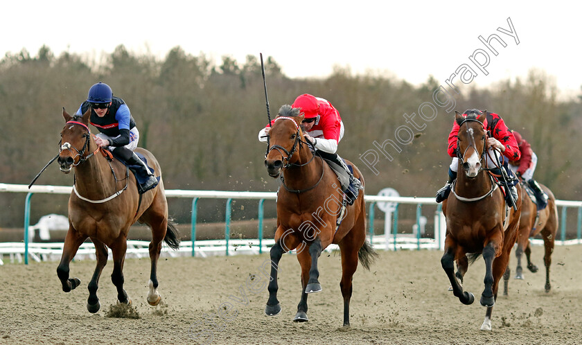 Photosynthesis-0002 
 PHOTOSYNTHESIS (centre, Jack Mitchell) beats MEDIA SHOOTER (left) and ROMAN EMPEROR (right) in The Boost Your Acca At Betmgm Handicap
Lingfield 20 Jan 2024 - Pic Steven Cargill / Racingfotos.com