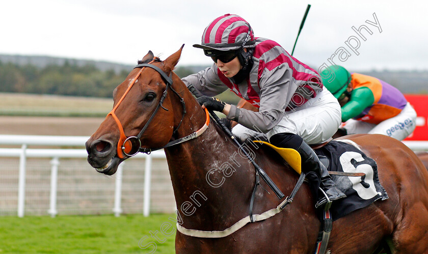 Pettochside-0002 
 PETTOCHSIDE (Saffie Osborne) wins The Download The Tote Placepot App Apprentice Handicap
Goodwood 23 Sep 2020 - Pic Steven Cargill / Racingfotos.com