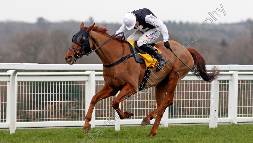 Captain-Chaos-0002 
 CAPTAIN CHAOS (Harry Skelton) wins The My Oddsboost On Betfair Swinley Chase
Ascot 20 Feb 2021 - Pic Steven Cargill / Racingfotos.com