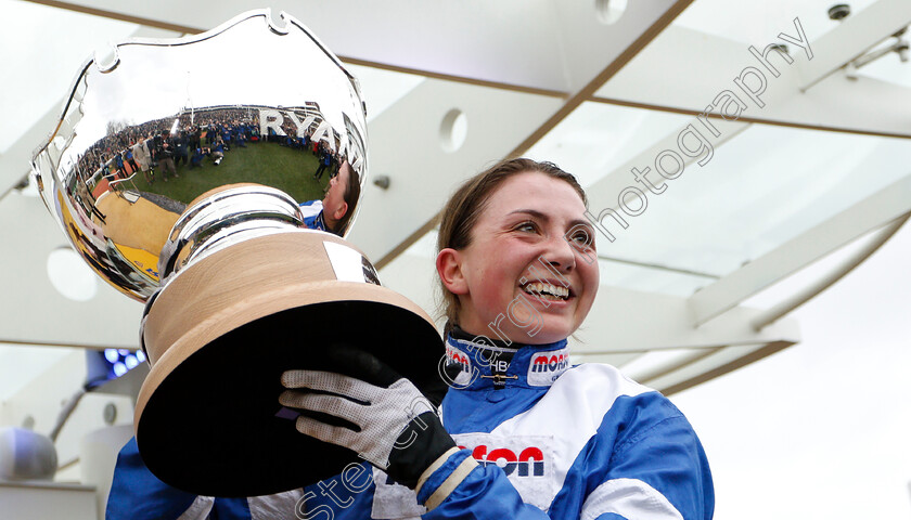 Bryony-Frost-0001 
 BRYONY FROST after the Ryanair Chase won by FRODON
Cheltenham 14 Mar 2019 - Pic Steven Cargill / Racingfotos.com