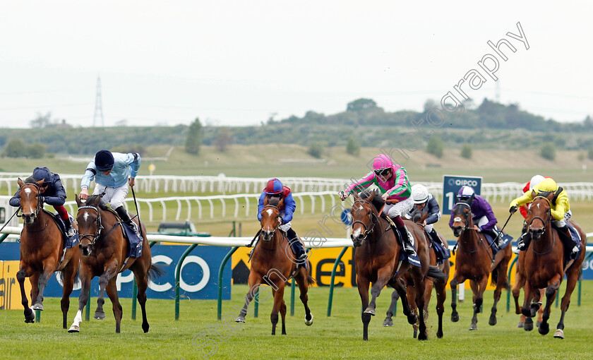 Cachet-0006 
 CACHET (2nd left, James Doyle) beats PROSPEROUS VOYAGE (right) in The Qipco 1000 Guineas
Newmarket 1 May 2022 - Pic Steven Cargill / Racingfotos.com