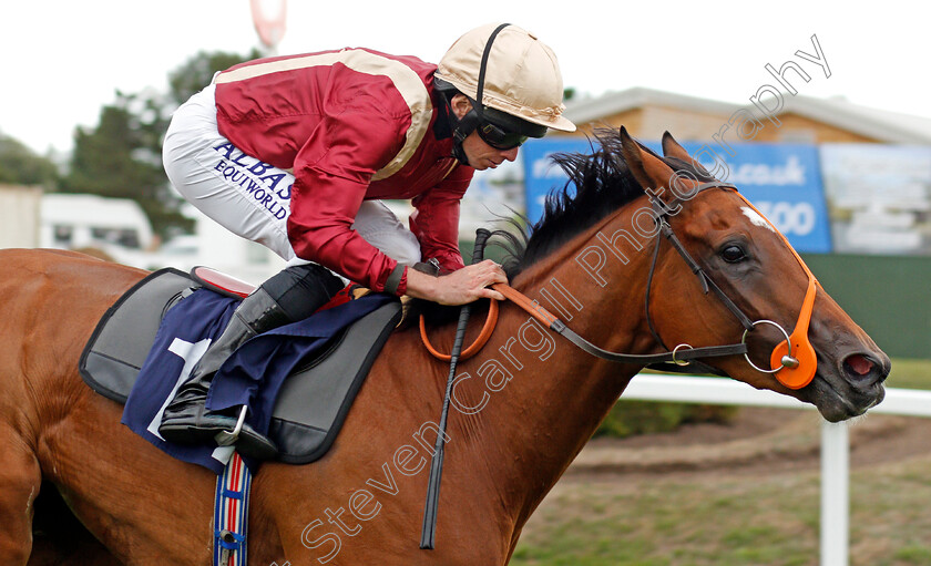 One-Small-Step-0007 
 ONE SMALL STEP (Ryan Moore) wins The Visit attheraces.com Median Auction Maiden Fillies Stakes
Yarmouth 15 Jul 2020 - Pic Steven Cargill / Racingfotos.com