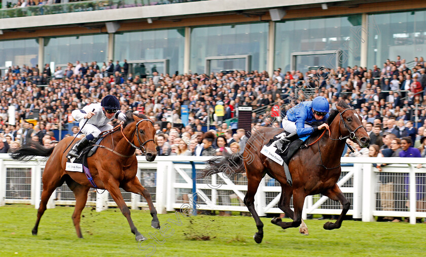 Blue-Point-0001 
 BLUE POINT (William Buick) beats PROJECTION (left) in The John Guest Bengough Stakes Ascot 7 Oct 2017 - Pic Steven Cargill / Racingfotos.com