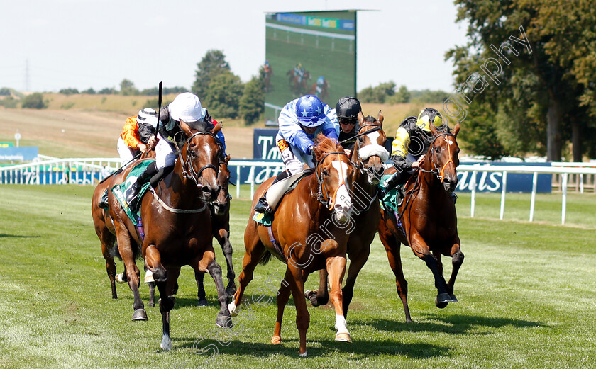 Zap-0002 
 ZAP (left, P J McDonald) beats SWIFT APPROVAL (right) in The bet365 Handicap
Newmarket 13 Jul 2018 - Pic Steven Cargill / Racingfotos.com