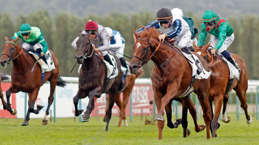 Metropolitan-0004 
 METROPOLITAN (A Pouchin) wins the Prix de Montaigu
Deauville 12 Aug 2023 - Pic Steven Cargill / Racingfotos.com