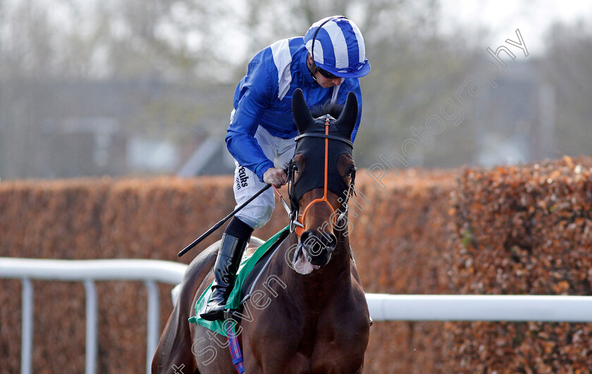 Rajaam-0002 
 RAJAAM (Jim Crowley) Kempton 7 Apr 2018 - Pic Steven Cargill / Racingfotos.com