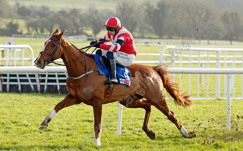 Lecky-Watson-0006 
 LECKY WATSON (Paul Townend) wins The Sky Bet Novices Chase
Punchestown 12 Jan 2025 - Pic Steven Cargill / Racingfotos.com