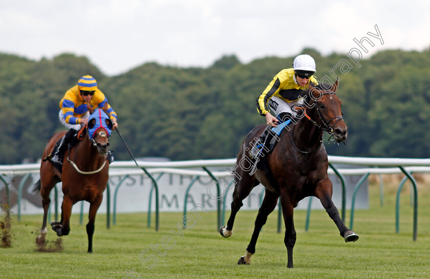 Aristobulus-0005 
 ARISTOBULUS (Daniel Muscutt) wins The Moorgate Training Nursery Handicap
Nottingham 10 Aug 2021 - Pic Steven Cargill / Racingfotos.com