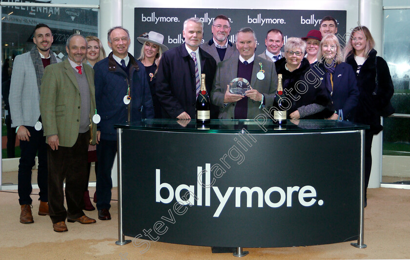 Coolanly-0005 
 Presentation to Five Go Racing for The Ballymore Novices Hurdle
Cheltenham 16 Nov 2018 - Pic Steven Cargill / Racingfotos.com