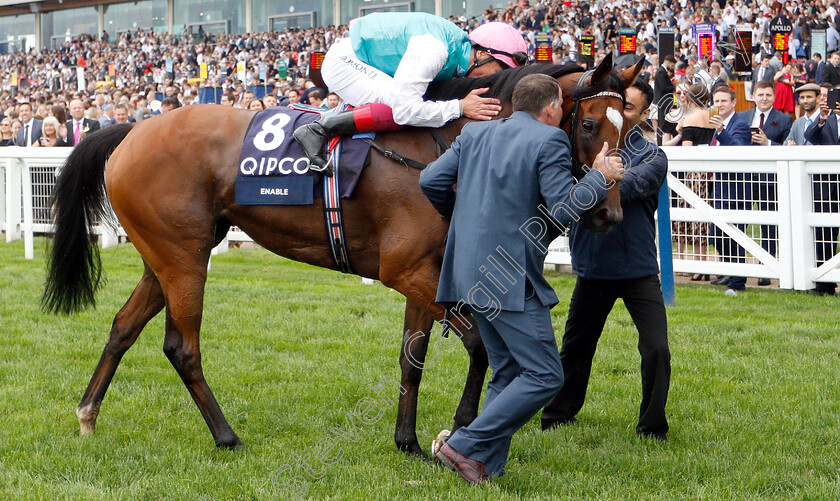 Enable-0018 
 ENABLE (Frankie Dettori) after winning The King George VI and Queen Elizabeth Stakes
Ascot 27 Jul 2019 - Pic Steven Cargill / Racingfotos.com