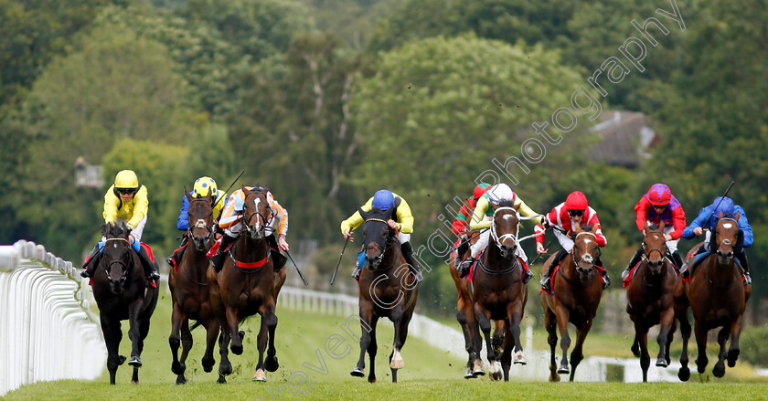 Spanish-Blaze-0007 
 SPANISH BLAZE (3rd left, Kieran Shoemark) wins The Win Up To £2M With Golden Goals Handicap
Sandown 15 Jun 2024 - Pic Steven Cargill / Racingfotos.com