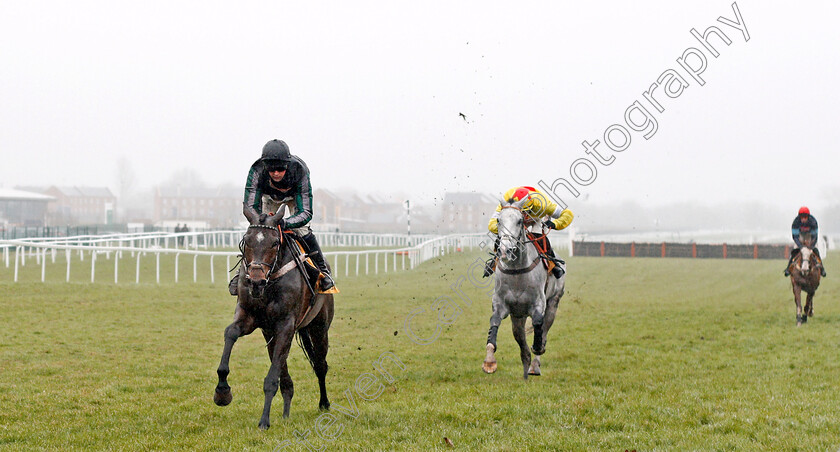 Altior-0003 
 ALTIOR (Nico de Boinville) wins The Betfair Exchange Chase Newbury 10 Feb 2018 - Pic Steven Cargill / Racingfotos.com