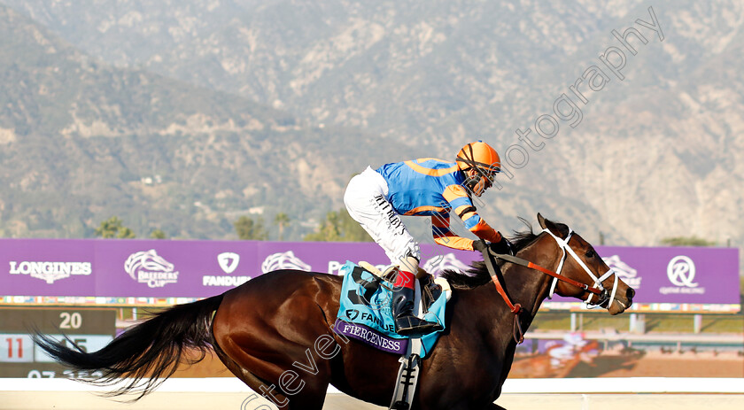 Fierceness-0001 
 FIERCENESS (John Velazquez) wins The Breeders' Cup Juvenile 
Santa Anita 3 Nov 2023 - Pic Steven Cargill / Racingfotos.com