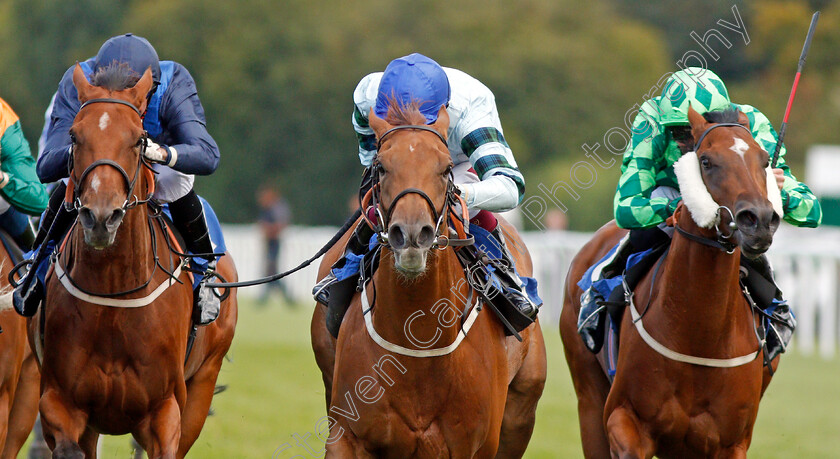 Belated-Breath-0006 
 BELATED BREATH (centre, Oisin Murphy) beats BETSEY TROTTER (right) and LADY DANCEALOT (left) in The European Bloodstock News EBF Lochsong Fillies Handicap
Salisbury 5 Sep 2019 - Pic Steven Cargill / Racingfotos.com