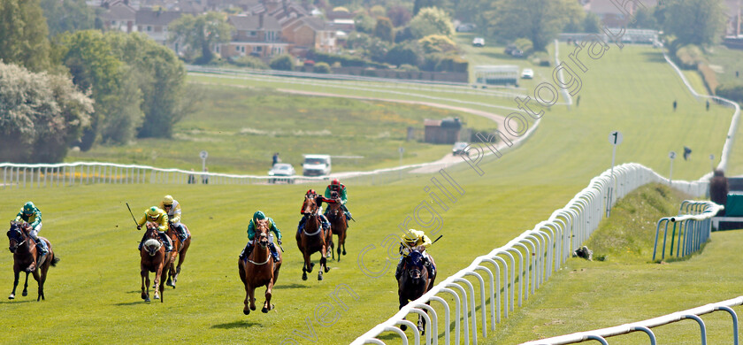 Muhalhel-0002 
 MUHALHEL (right, Tom Marquand) beats ACCRINGTON STANLEY (centre) in The Larsen Building Products Claiming Stakes
Leicester 1 Jun 2021 - Pic Steven Cargill / Racingfotos.com