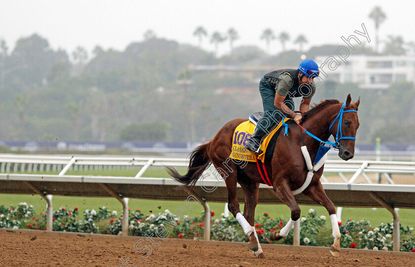 Gunnevera-0002 
 GUNNEVERA training for The Breeders' Cup Classic at Del Mar USA 31 Oct 2017 - Pic Steven Cargill / Racingfotos.com