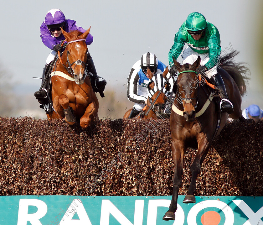 Kildisart-0003 
 KILDISART (right, Daryl Jacob) beats MISTER MALARKY (left) in The Betway Handicap Chase
Aintree 6 Apr 2019 - Pic Steven Cargill / Racingfotos.com