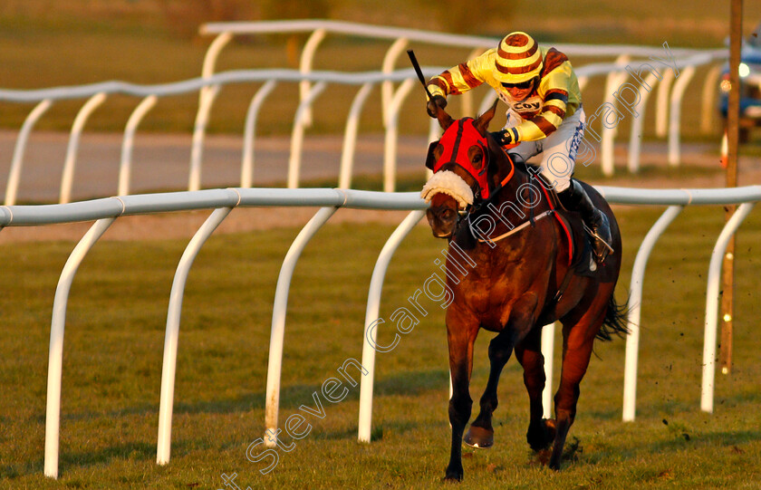 Made-For-You-0002 
 MADE FOR YOU (Fergus Gregory) wins The Mansionbet Live Casino Cashback Conditional Jockeys Handicap Hurdle
Market Rasen 19 Apr 2021 - Pic Steven Cargill / Racingfotos.com