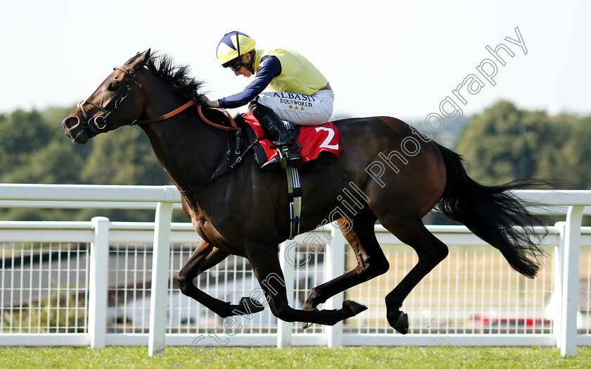 Saroog-0006 
 SAROOG (Ryan Moore) wins The Sequel Handicap
Sandown 6 Jul 2018 - Pic Steven Cargill / Racingfotos.com