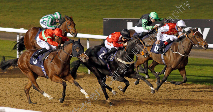 Tilaawah-0002 
 TILAAWAH (centre, Tyler Heard) beats HIGHEST AMBITION (left) and NIGHT NARCISSUS (right) in The Get Your Ladbrokes Daily Odds Boost Nursery
Wolverhampton 24 Nov 2020 - Pic Steven Cargill / Racingfotos.com