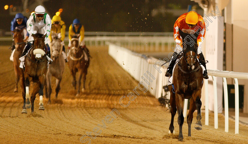 Walking-Thunder-0004 
 WALKING THUNDER (Connor Beasley) wins The UAE 2000 Guineas Trial
Meydan 10 Jan 2019 - Pic Steven Cargill / Racingfotos.com