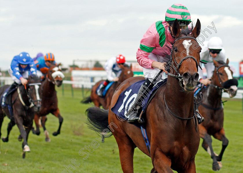 Lady-of-Shalott-0005 
 LADY OF SHALOTT (Jamie Spencer) wins The Breeders Backing Racing EBF Fillies Novice Stakes Div2 Yarmouth 24 Oct 2017 - Pic Steven Cargill / Racingfotos.com