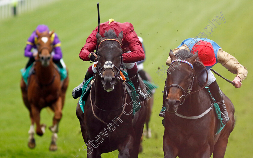 Evade-0001 
 EVADE (left, Oisin Murphy) beats NATIVE AMERICAN (right) in The Aston Martin Surrey Stakes
Epsom 31 May 2024 - pic Steven Cargill / Racingfotos.com