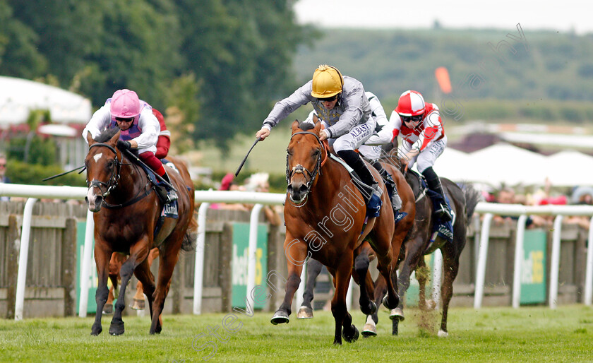 Lusail-0006 
 LUSAIL (Pat Dobbs) wins The Tattersalls July Stakes
Newmarket 8 Jul 2021 - Pic Steven Cargill / Racingfotos.com