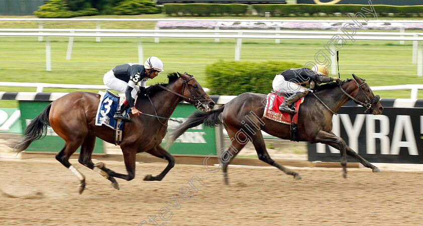 Maryanorginger-0002 
 MARYANORGINGER (Jorge Vargas) beats PERFECT ALIBI (left) in The Astoria Stakes
Belmont Park USA 6 Jun 2019 - Pic Steven Cargill / Racingfotos.com