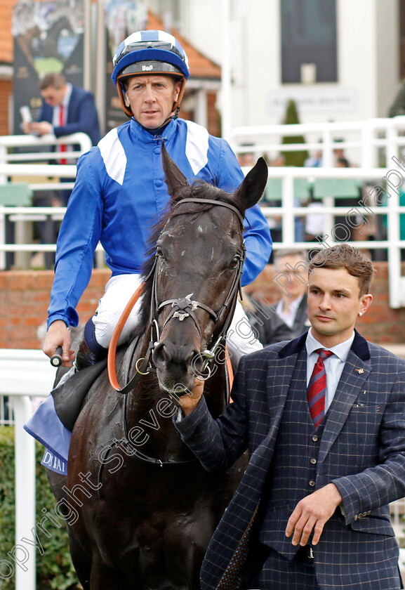 Mutasaabeq-0006 
 MUTASAABEQ (Jim Crowley) winner of The Al Basti Equiworld Dubai Joel Stakes
Newmarket 23 Sep 2022 - Pic Steven Cargill / Racingfotos.com