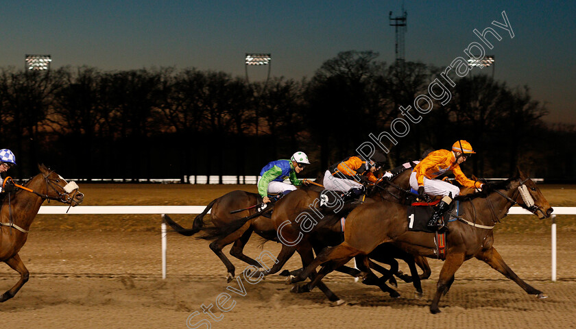 Big-Time-Maybe-0002 
 TIME TO REASON (blue, Pierre-Louis Jamin) challenges on the inside before winning The Bet toteplacepot At totesport.com Apprentice Handicap from BIG TIME MAYBE (1)
Chelmsford 21 Feb 2019 - Pic Steven Cargill / Racingfotos.com