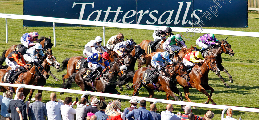 Celsius-0004 
 CELSIUS (yellow cap, Jack Mitchell) beats ANCIENT TIMES (2) and TEES SPIRIT (5) in The Moet & Chandon Handicap
Newmarket 8 Jul 2022 - Pic Steven Cargill / Racingfotos.com