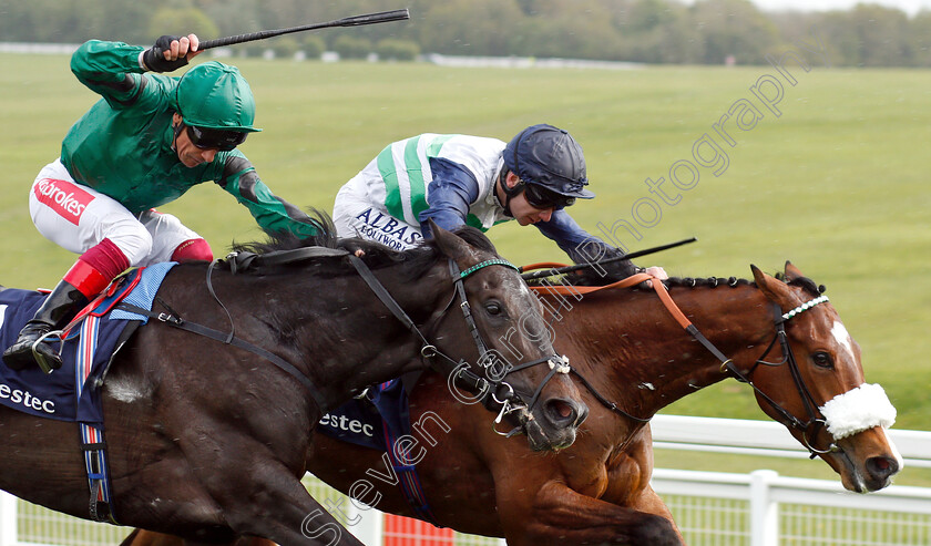 Le-Don-De-Vie-0005 
 LE DON DE VIE (right, Oisin Murphy) beats CASANOVA (left) in The Investec Wealth Novice Stakes
Epsom 24 Apr 2019 - Pic Steven Cargill / Racingfotos.com