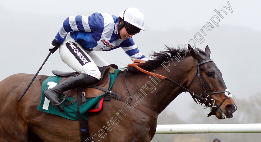 Frodon-0008 
 FRODON (Bryony Frost) wins The BetBright Trial Cotswold Chase
Cheltenham 26 Jan 2019 - Pic Steven Cargill / Racingfotos.com