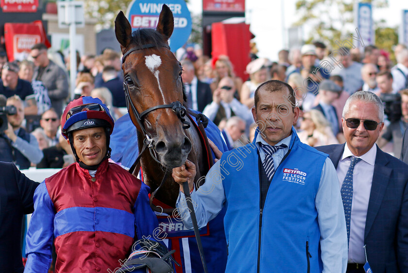 Jan-Brueghel-0011 
 JAN BRUEGHEL (Sean Levey) winner of The Betfred St Leger 
Doncaster 14 Sep 2024 - Pic Steven Cargill / Racingfotos.com