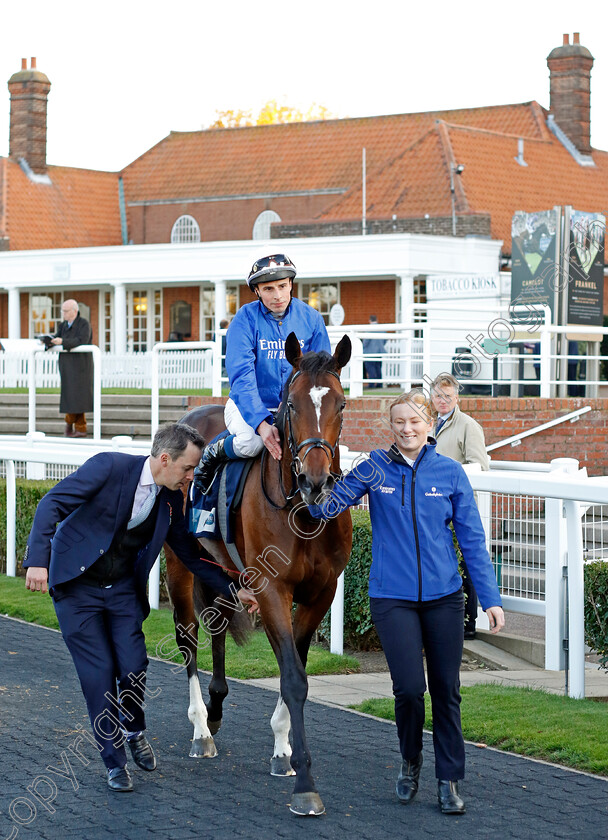 Military-Order-0007 
 MILITARY ORDER (William Buick) winner of The British Stallion Studs EBF Future Stayers Novice Stakes
Newmarket 19 Oct 2022 - Pic Steven Cargill / Racingfotos.com