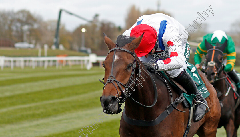 Protektorat-0004 
 PROTEKTORAT (Harry Skelton) wins The SSS Super Alloys Manifesto Novices Chase
Aintree 8 Apr 2021 - Pic Steven Cargill / Racingfotos.com