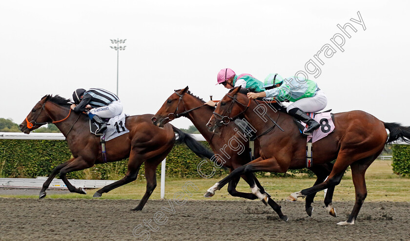 Piloto-Pardo-0001 
 PILOTO PARDO (Sam Hitchcott) beats KHISAH BU THAILA (right) and FIRE DEMON (centre) in The Recticel Insulation / British Stallion Studs EBF Novice Stakes
Kempton 8 Sep 2023 - Pic Steven Cargill / Racingfotos.com