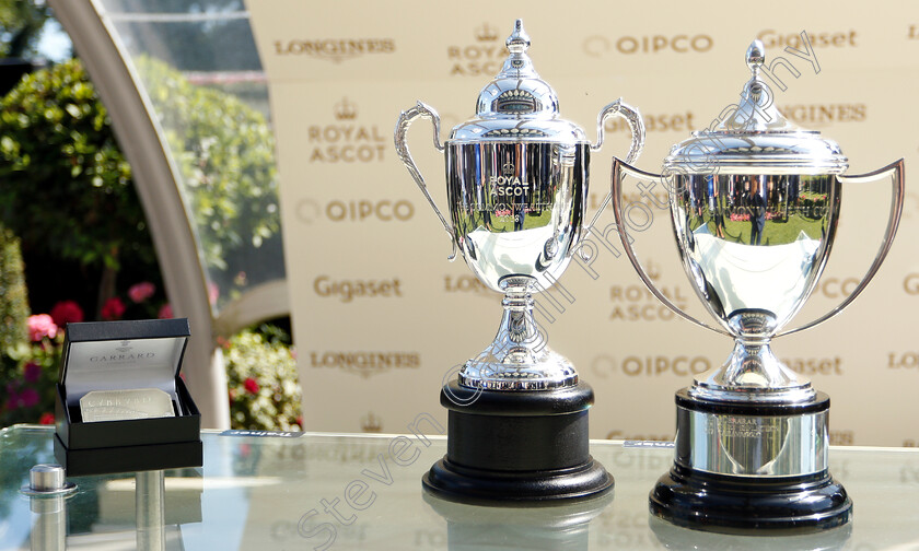 Trophies-for-The-Commonwealth-Cup 
 Trophies for The Commonwealth Cup 
Royal Ascot 22 Jun 2018 - Pic Steven Cargill / Racingfotos.com